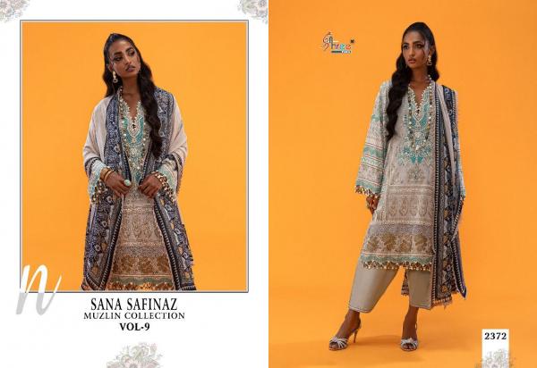 Shree Sana Safinaz Muzlin Collection 9 Cotton Pakistani Salwar Suits